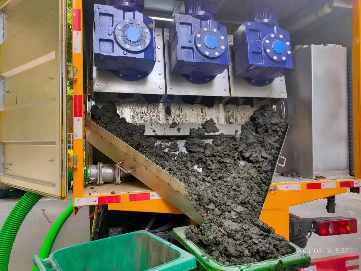 沾益化粪池清掏城市维护站-泥浆净化干湿分离处理